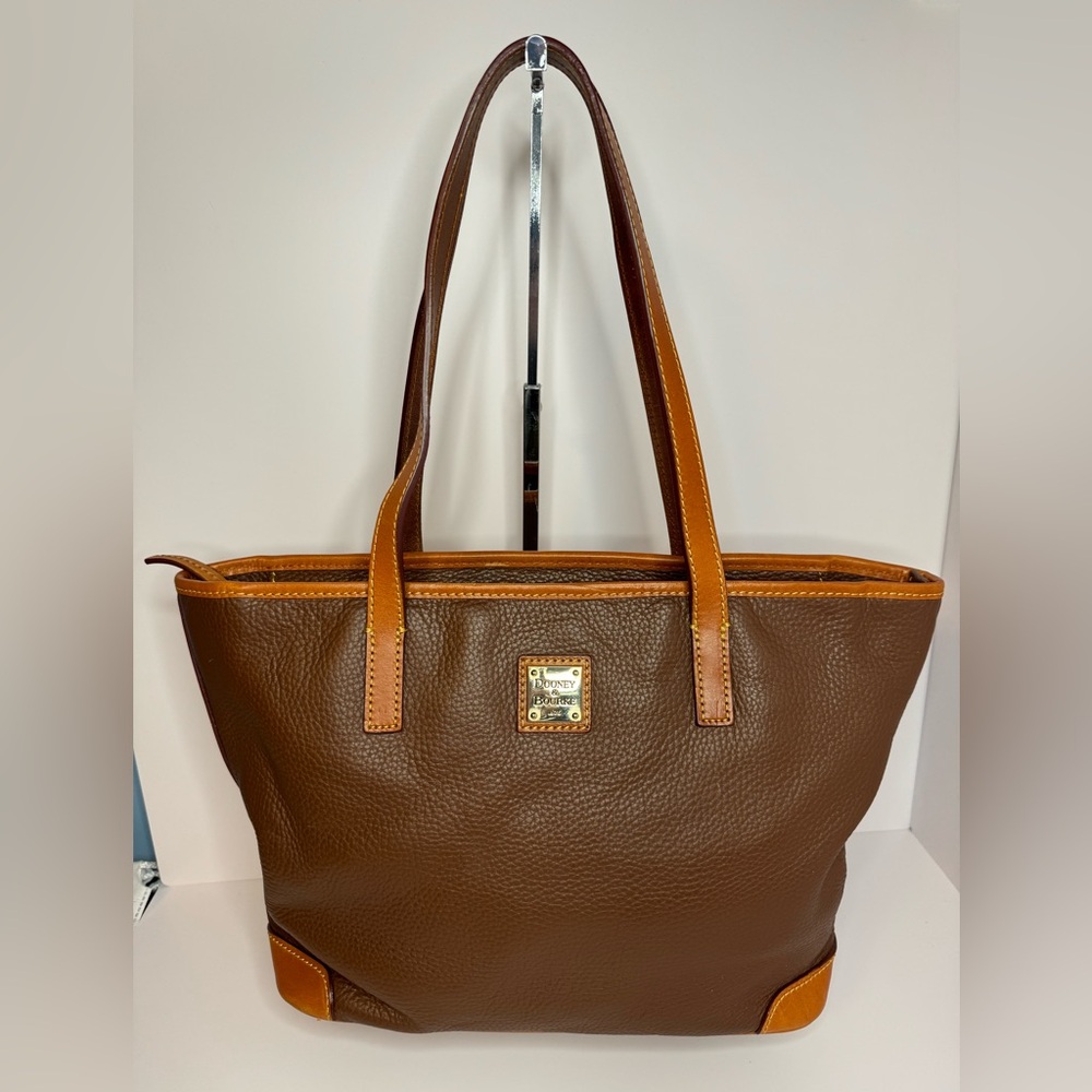 Dooney & Bourke Charleston Two-Tone Leather Shoulder Tote Bag
